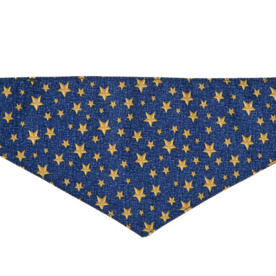 Dog Bandana - Gold Stars