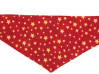 Dog Bandana - Red Stars