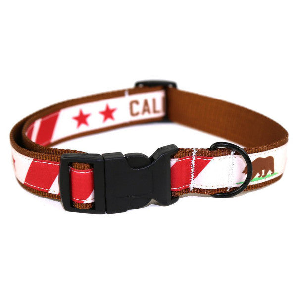California Flag Dog Collar
